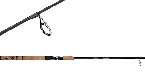Ugly Stik Elite 6 foot 6 inch 2 piece ultralight trout spinning rod 