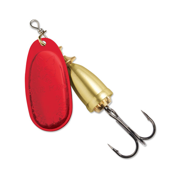 Blue Fox Red / Gold Trout Spinner Bait